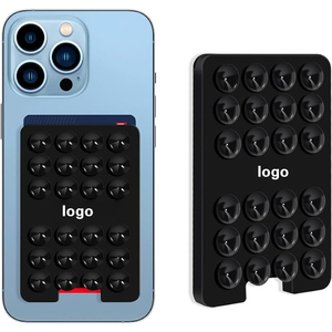 Support Téléphone Personnalisé à <span class=keywords><strong>Ventouse</strong></span> en Silicone, Fixation Adhésive Mains Libres, Adhérence Forte pour Selfies et Vidéos Durable - Product Image 1