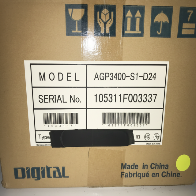 One New AGP3400-S1-D24 AGP3400S1D24 Touch Screen Expedited Shipping