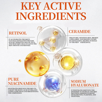 Crème hydratante Calantha 2,5% et Niacinamide, crème anti-âge douce pour le visage, convient à tous les types de peau
