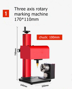 Khí nén Dot peen pin đánh dấu kim loại khắc scribing đánh dấu máy với ROTARY - Product Image 2