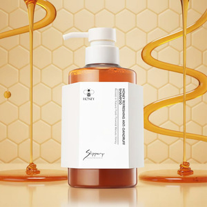 Shampoo crème nourrissant pour cheveux hydratant et hydratant à base de kératine hydrolysée, de miel biologique et d'acides aminés, fabriqué sur mesure - Product Image 2