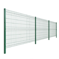 Verzinkter PVC-beschichteter Niedrigkohlenstoffstahl 50x200mm 6ft 3D Gebogener Geschweißter Drahtgitterzaun für Garten, Bauernhof und Sport