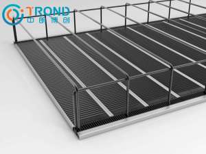Inteligente Supermercado <span class=keywords><strong>Rack</strong></span> Heavy Duty Gravity Divisor Tipo Retail Store Fixture Prateleiras Bebidas Refrigeradores Roller Shelf - Product Image 5