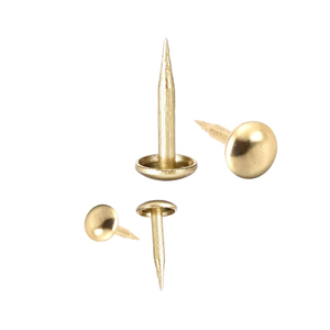 Chiodi Decorativi Personalizzati a Testa Piatta per Tappezzeria, Chiodi in Acciaio Dorato Anticato per <span class=keywords><strong>Mobili</strong></span> - Product Image 6