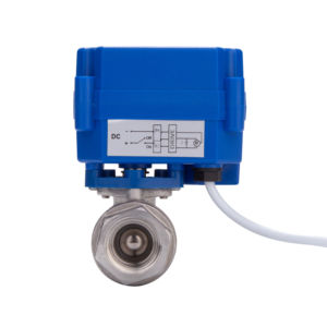 Заводские продажи, шаровой клапан управления двигателем 12VDC, нормально закрываемый, открытый мини-клапан электрического привода для орошения в фермерском саду - Product Image 4