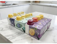 Carton aseptique multicouche Brik 100 ml en papier composite Al PE pour lait UHT, lait d'avoine, jus, thé, boissons, certifié FDA et Halal