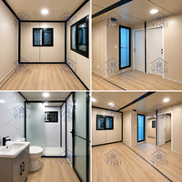 Maison modulaire pliable de 20 pieds, unité d'habitation pratique pour propriétés de vacances en milieu rural