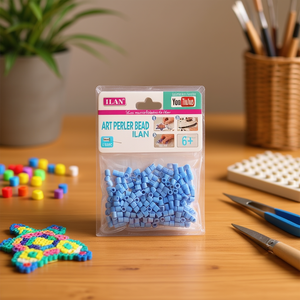 Perline Ilan Art Perler 5x5mm Colore Viola per Artigianato e Progetti Fai-da-Te - Product Image 3