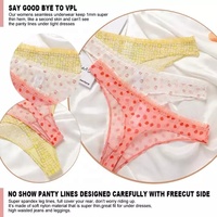 Sharicca String en dentelle et G String T Back 90% Polyamide et 10% élasthanne Tanga Sexy Sous-vêtements Culottes pour femmes