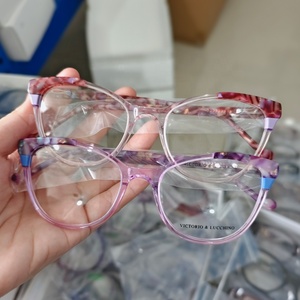 Giải phóng mặt bằng Cổ Phiếu handmade dày Acetate unisex cảnh tượng khung Quang Giá Rẻ Giá kính mắt khung hỗn hợp cho nam giới và phụ nữ - Product Image 1