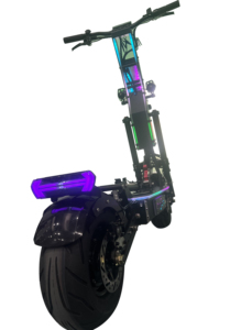 Scooter Eléctrico Todoterreno de 13/14 Pulgadas con Motor sin Escobillas HM, Desbloqueo por Contraseña/NFC, Luces RGB, Largo Alcance de 90-300 KM, 10000W, 72V - Product Image 5
