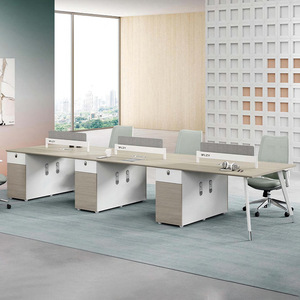 Bureaux de direction modernes <span class=keywords><strong>en</strong></span> bois, convertibles et extensibles – Mobilier modulaire à <span class=keywords><strong>hauteur</strong></span> réglable avec cloisons pour usage domestique ou professionnel - Product Image 3