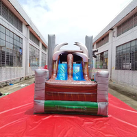 Videur combo château gonflable toboggan de jeux gonflable château commercial gonflable maison de rebond rebond à vendre