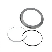 Nouvel arrivage : Lunette plate fixe en acier inoxydable 316L avec caractéristiques SKX007 et verre saphir plat pour pièces de boîtier de montre