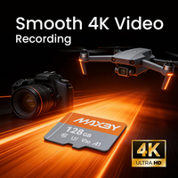 Kartu SD MAXBY U3 32GB 64GB 128GB - Hingga 80MB/s, Video 4K, dengan Adaptor SD, Kompatibel dengan Ponsel, Kamera & Drone