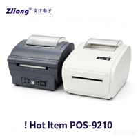 Imprimante d'étiquettes thermiques ZJ POS9210 pour expédition, USB filaire et sans fil, imprimante thermique de codes-barres, rouleau de bordereaux 4x6 100x50