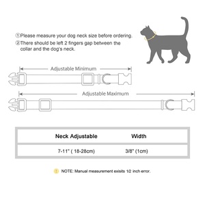 Collar de Nailon Ajustable para Perro y Gato, Accesorios de Campana para Cachorro y Cachorro, Suministros para <span class=keywords><strong>Chihuahua</strong></span> - Product Image 3
