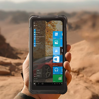 RUGLINE Tablet Industri Tangguh Sistem Operasi Win 11 6 Inci 8G RAM 128G ROM Pemindai Barcode 1D 2D PDA Genggam