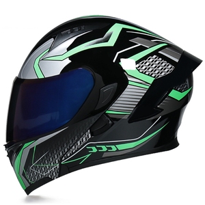 Casque de moto de course intégral à double visière, homologué DOT, durable, pour moto et scooter - Product Image 5