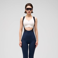 Pantalon de cyclisme long thermique en nylon TECH Fleece pour femme, avec protège-fesses double flèche, séchage rapide, pour le cyclisme sur route, collection automne-hiver, OEM