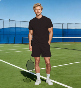 Ensemble <span class=keywords><strong>T</strong></span>-<span class=keywords><strong>shirt</strong></span> <span class=keywords><strong>et</strong></span> short en coton uni pour homme, couleur unie, 2 pièces, tenue décontractée d'é<span class=keywords><strong>t</strong></span>é, respirant, vêtements de détente – Collection 2026 à succès - Product Image 5