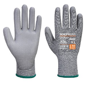 Guantes PORTWEST Grado 5 Resistentes a Cortes, Alta Resistencia al Desgaste, Resistentes a Desgarros, Palma de PU, Resistentes al Calor hasta 100°C, Modelo A622 - Product Image 2