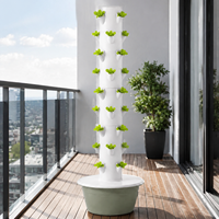 Système de culture vertical à 9 niveaux pour optimiser l'espace, jardinière sans terre pour balcon d'appartement