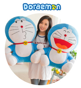 35cm màu xanh <span class=keywords><strong>Doraemon</strong></span> phim hoạt hình búp bê đồ chơi sang trọng sáng tạo béo dingdang mèo búp bê với PP bông điền thiết kế mới Búp bê vải - Product Image 2
