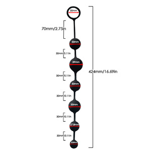 SEXBAY Plug Anale in Silicone per Principianti con Anello di Trazione, Diverse Misure per Uomini <span class=keywords><strong>e</strong></span> Donne, Giocattoli Sessuali per Adulti - Product Image 3