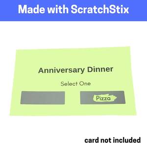 लॉटरी रैफल टिकट DIY के लिए थोक ग्रे रेक्टेंगल स्क्रैच ऑफ स्टिकर लेबल शीट - Product Image 5