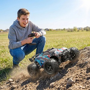 EPT 1/18 4WD Camioneta <span class=keywords><strong>de</strong></span> Carreras RC <span class=keywords><strong>de</strong></span> Alta Velocidad 36km/h, Coche <span class=keywords><strong>de</strong></span> Control Remoto Impermeable <span class=keywords><strong>de</strong></span> Grado Hobby, Camioneta Monstruo Todoterreno - Product Image 1