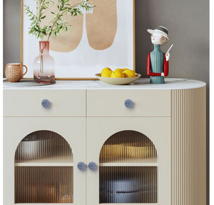 Poignée de meuble en acier et céramique à fleurs en relief antique, petit bouton de tiroir à fleurs pour <span class=keywords><strong>dressing</strong></span> ou armoire de salle de bain - Product Image 6