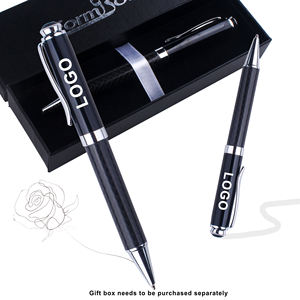 ปากกาลูกลื่นโลหะคาร์บอนไฟเบอร์คุณภาพสูงหรูหรา พร้อมสลักโลโก้ด้วยเลเซอร์ สำหรับเป็นของขวัญสำนักงาน - Product Image 3