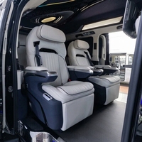 Sièges d'Avion VIP de Luxe pour Mercedes Benz V-Class V447 Vito Sprinter Toyota Hiace Van, Chaise de Capitaine avec Massage Électrique