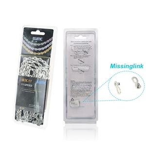 Cadena de Cassette de 11 velocidades para <span class=keywords><strong>bicicleta</strong></span> de montaña, cadena de Cassette de 116L, <span class=keywords><strong>barata</strong></span>, <span class=keywords><strong>Amazon</strong></span>, plata, 11 s, SUMC, MTB - Product Image 6