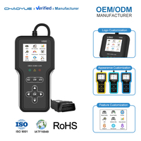 Outil de diagnostic automobile universel VIECAR V900 K2 OBD2 avec écran LCD, lecture et effacement des codes d'erreur, garantie 1 an pour toutes les voitures, jauge OBD