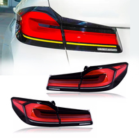 Luces Traseras LED Nuevas de Fábrica para BMW Serie 5 2018-2020, Conjunto de Faros Traseros con Lente Roja, 12V, Compatibles con G30 G38