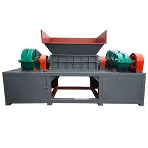 3-4t/h Factory Sale Rubber Process Machine / Double Shaft Shredder Machine / Straw Bale Shredding Machinery