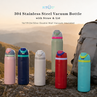 Bouteille isotherme en acier inoxydable avec logo personnalisé, double paroi, pour le sport, les voyages, la salle de sport et les activités de plein air