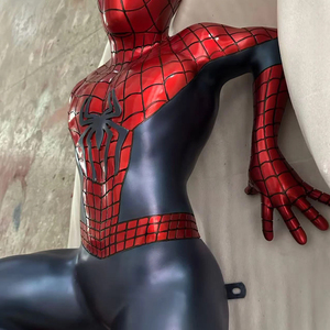 Statua Personalizzata in Fibra di Vetro di Spider-Man, Personaggio dei Film Marvel, Statua di Spider-Man a Grandezza Naturale 1:1 in Resina - Product Image 3