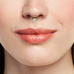 ROXI 925 <b>Sterling</b> <b>Silver</b> Horse Eye Zircon <b>Nose</b> Ear Cartilage Septum <b>Rings</b> Earring - Product Image 3