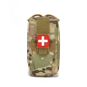 Großhandel Camouflage Molle Pouch Medical EMT Beutel Erste-Hilfe-Utility-Tasche mit Erste-Hilfe-Patch