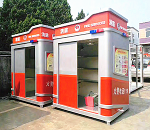 Estructura de acero para exteriores de alta calidad, Casa de Guardia prefabricada, quiosco de boletos de estacionamiento, contenedor de Seguridad para Oficina, caja de centinela para inodoro - Product Image 4