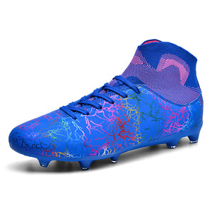 <span class=keywords><strong>Botas</strong></span> de <span class=keywords><strong>Fútbol</strong></span> Unisex de Caña Alta, Sintéticas <span class=keywords><strong>AG</strong></span>, Tacos Largos TF Moldeados, Zapatos de Entrenamiento para Adultos, <span class=keywords><strong>Césped</strong></span> <span class=keywords><strong>Artificial</strong></span>, Forro de Malla Transpirable - Product Image 3