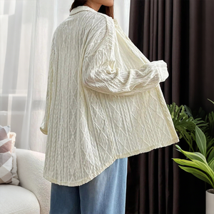 2026 Hot Beach Holiday <strong>Shirt</strong> Women's Spring Loose Cotton Eco-Friendly Breathable Fashion <strong>White</strong> Exterior Top - Product Image 2