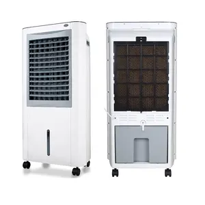 Floor Standing Mobile Room Use Double Turbo Spray Water air cooler fan With ION Function evaporative air cooler