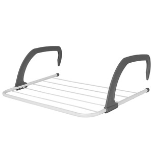 5 Bar Deluxe Radiateur Serviette Cintre Pliant Serviette Etendoir Séchoir À Linge - Product Image 1