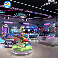 Simulateur de jeu VR commercial Funspace, machine d'amusement, fabricant de machines de jeu d'arcade à monnayeur pour magasins