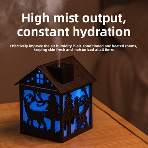 Diffusore di aromi Cross-Border umidificatore luce notturna di Natale a sette colori per idratazione domestica - Product Image 2
