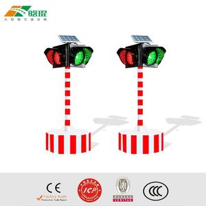 Semáforo Portátil con Energía Solar, Pantalla LED, Lámpara de Señalización de Advertencia para Obras Viales - Product Image 5